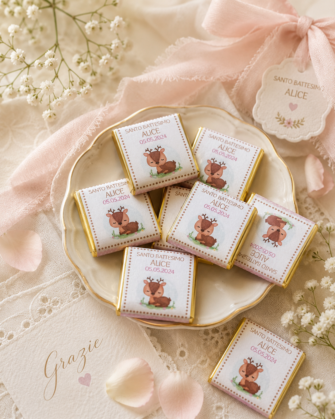 Cioccolatini personalizzati per eventi e bomboniere