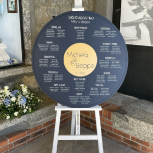 Schermata 2022-07-08 alle 10.39.50 Tableau rotondo matrimonio tema vinile personalizzato su pannello in forex