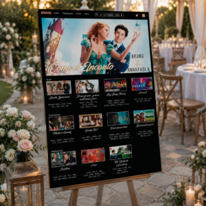 Tableau Netflix Tableau matrimonio tema Netflix personalizzato su pannello in forex