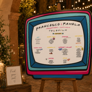 Tableau sagomato serie TV personalizzato su pannello in forex
